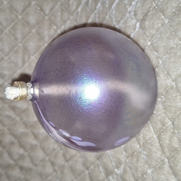 Glass Eye Studio Hand-Blown Iridescent Glass Oil Lamp - Picture 3 of 6